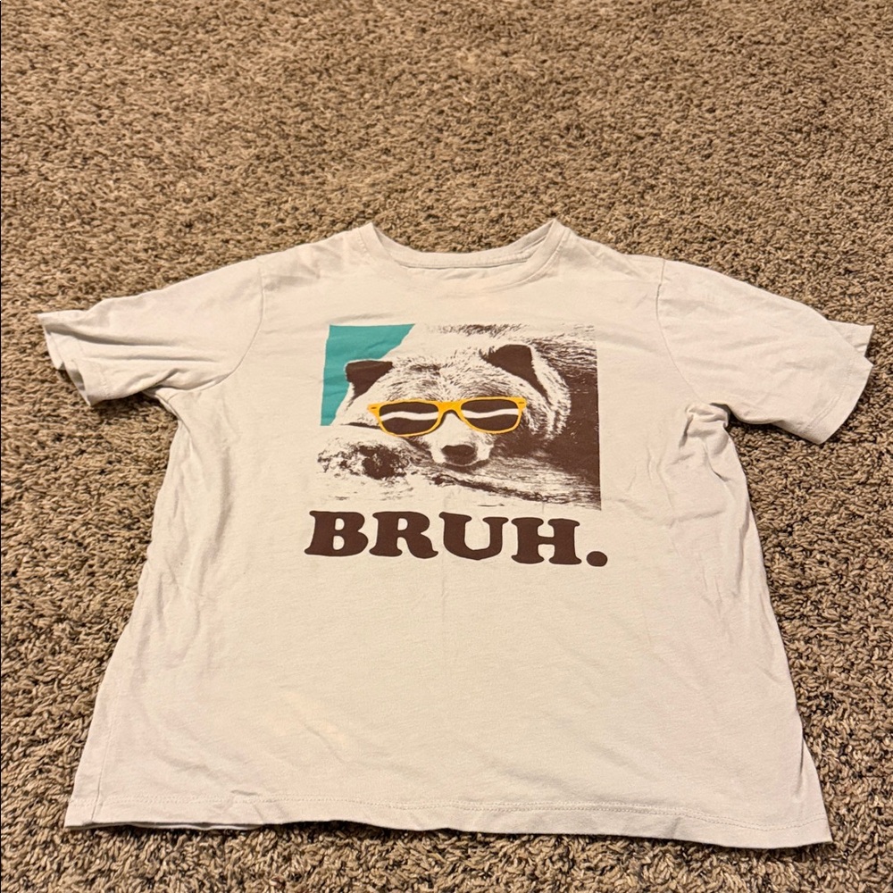 Graphic T-Shirt with Bear Design